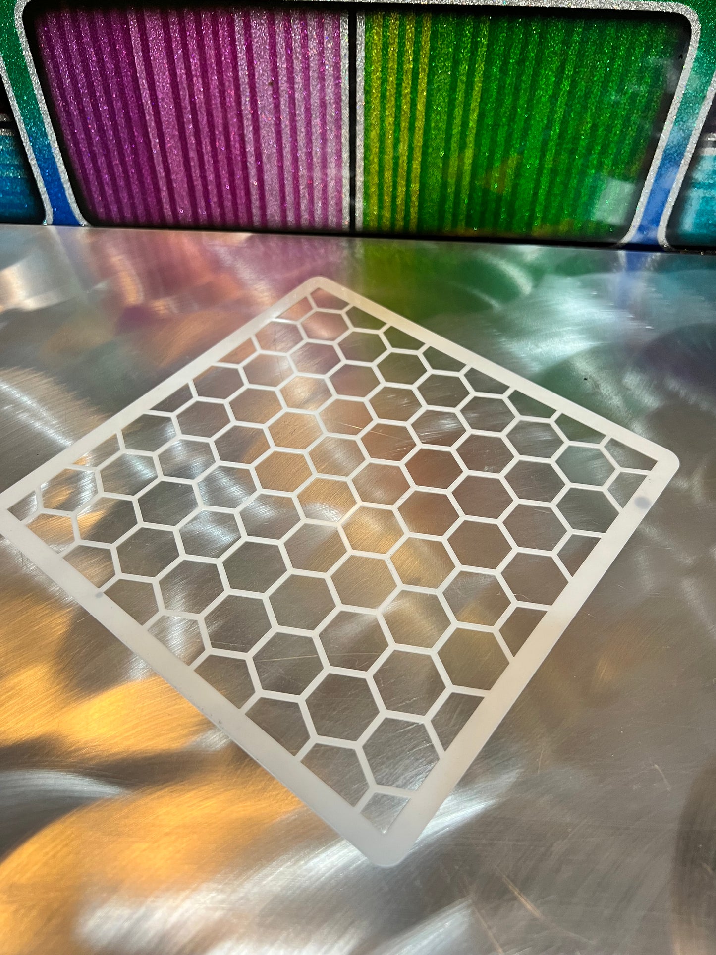 PAINTKULT AIRBRUSH STENCILS HONEYCOMB/HEXAGON, FISH SCALE, ZEBRA 3 SIZES EACH