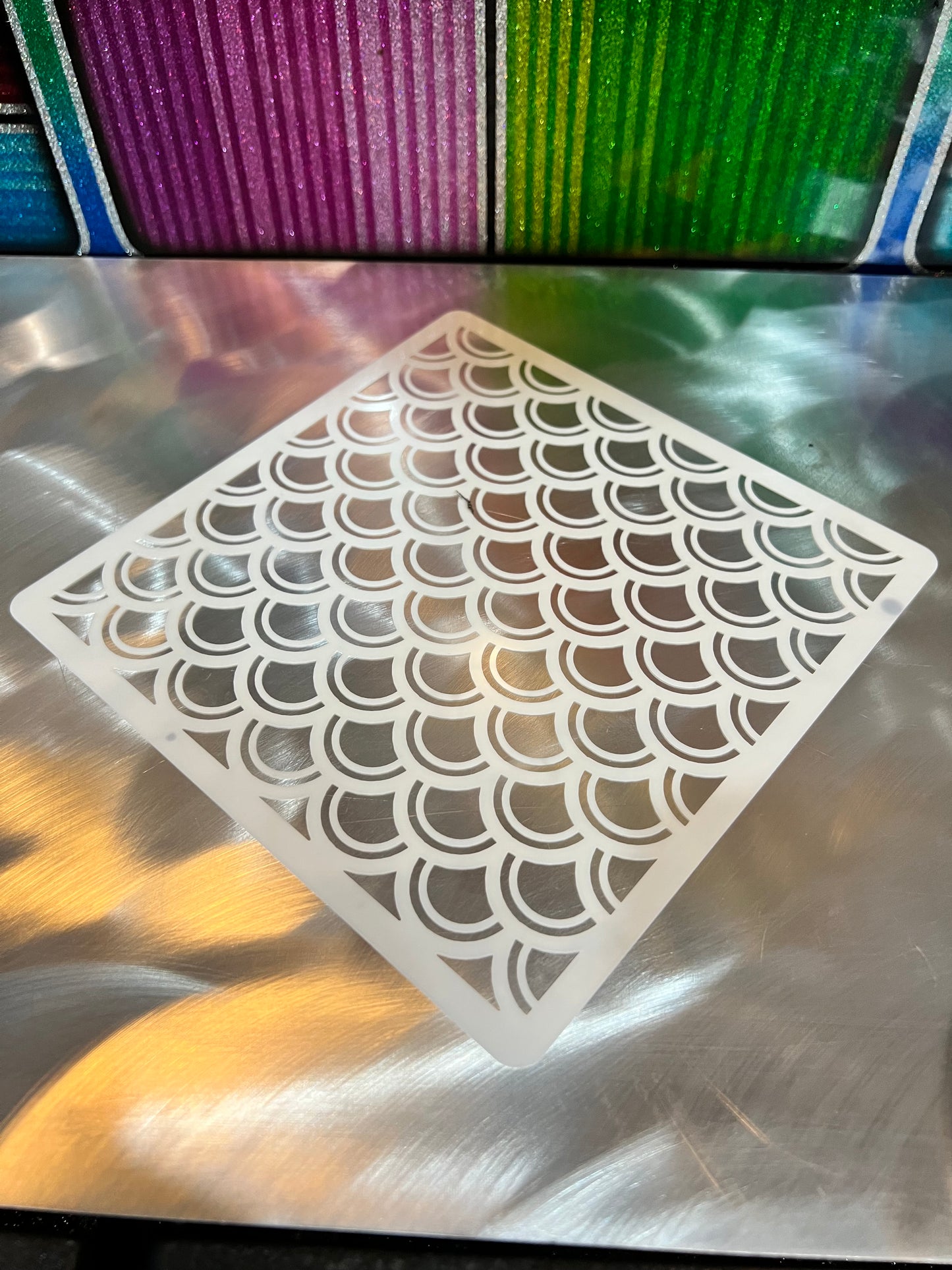 PAINTKULT AIRBRUSH STENCILS HONEYCOMB/HEXAGON, FISH SCALE, ZEBRA 3 SIZES EACH