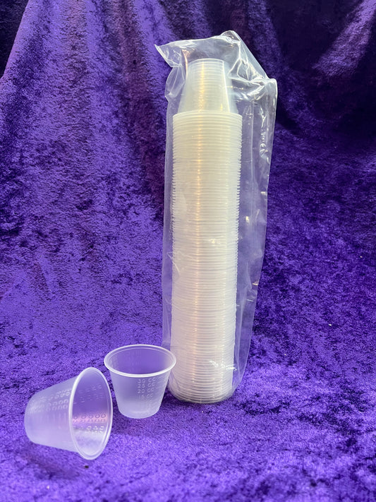 Dynarex paint plastic cups, 1 oz