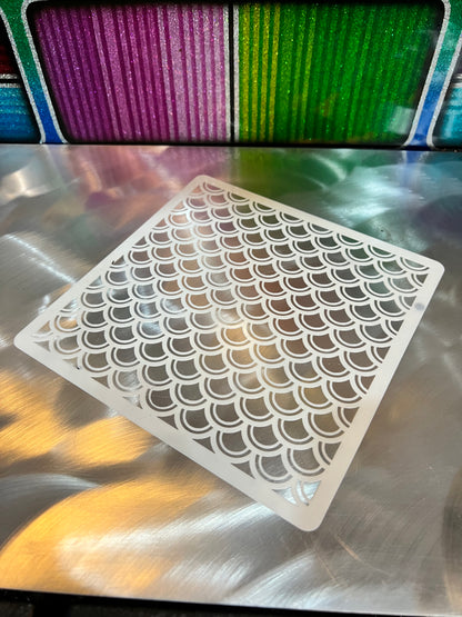 PAINTKULT AIRBRUSH STENCILS HONEYCOMB/HEXAGON, FISH SCALE, ZEBRA 3 SIZES EACH